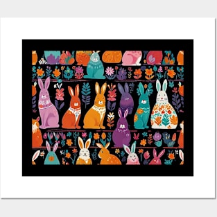 EASTER BUNNIES Posters and Art